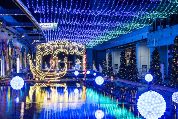 東京ドームシティのイルミネーションの写真